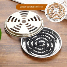 Load image into Gallery viewer, New Summer Anti-mosquito Supplie Portable Mosquito Coils Holder Hotel Metal Repellent Rack With Cover Saft Anti Moustique Tray
